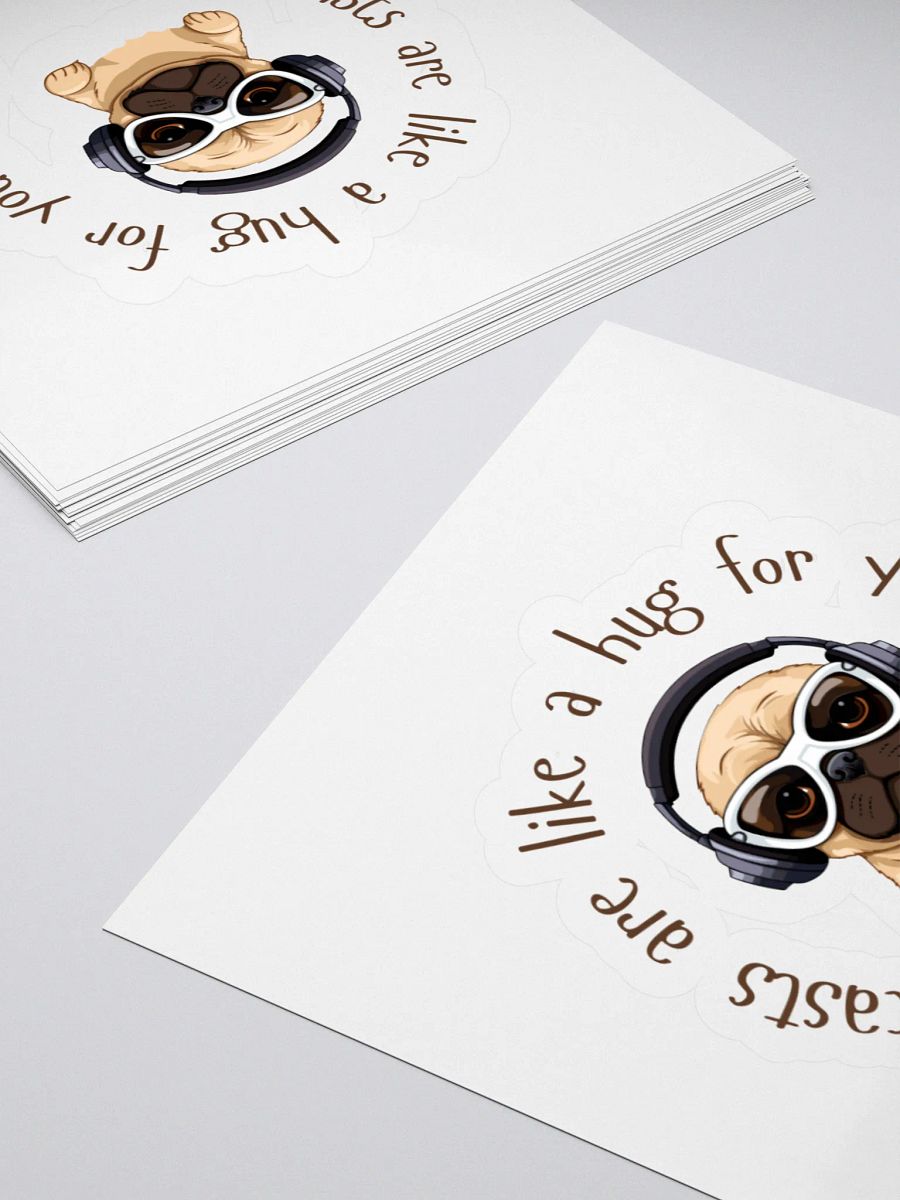 Paws & Podcasts Sticker Set product image (12)