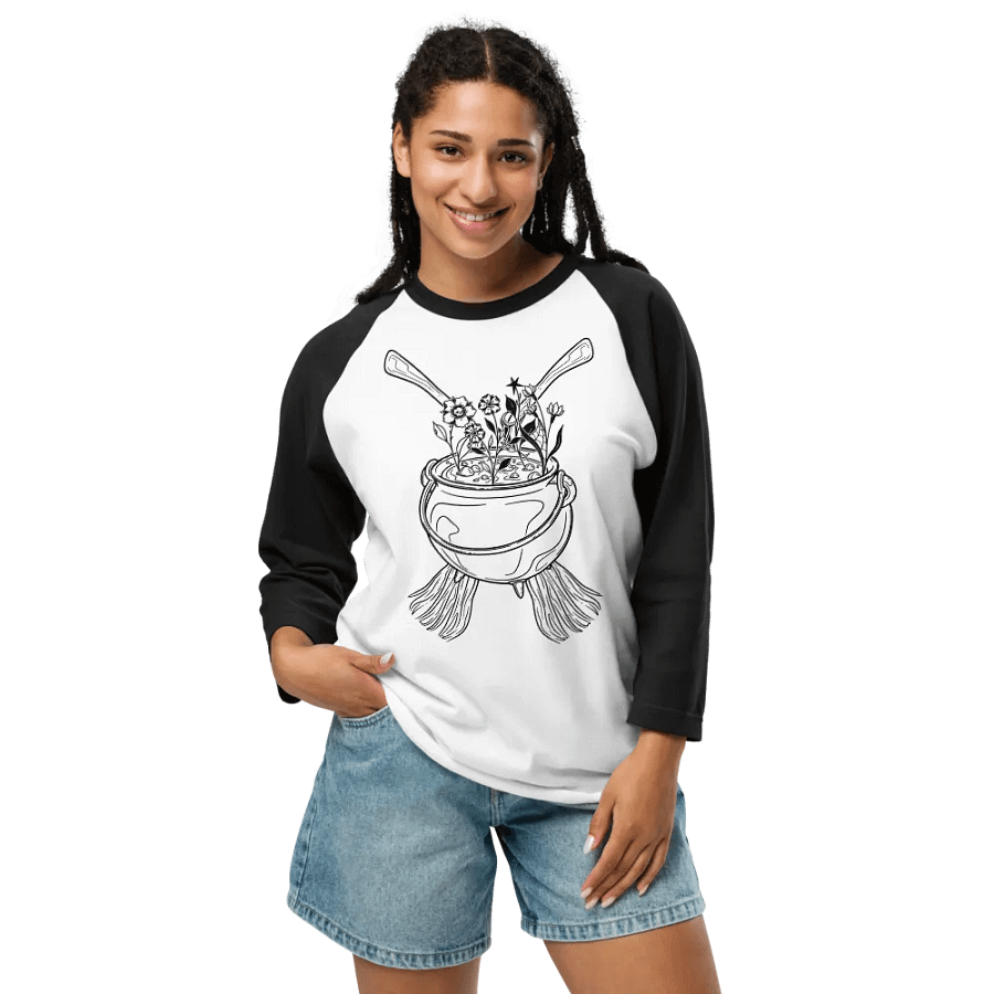 Henbane Coven Crest Fine Jersey Raglan Tee product image (38)
