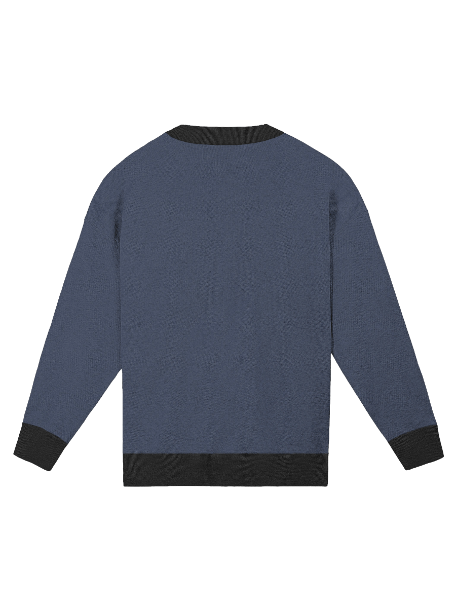 Ride More Halloween Sweater – Witch Jacquard Knit Crewneck Pullover Sweater with Bats and Moon product image (7)