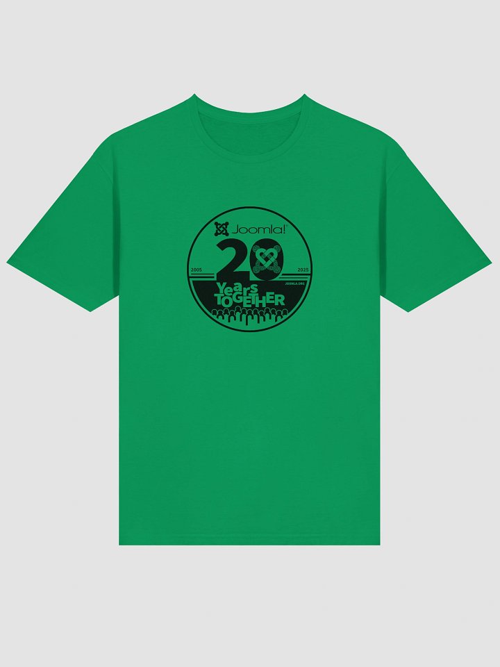 Joomla! 20th Anniversary Edition<br /> — Unisex Softstyle T-Shirt / Black — product image (1)