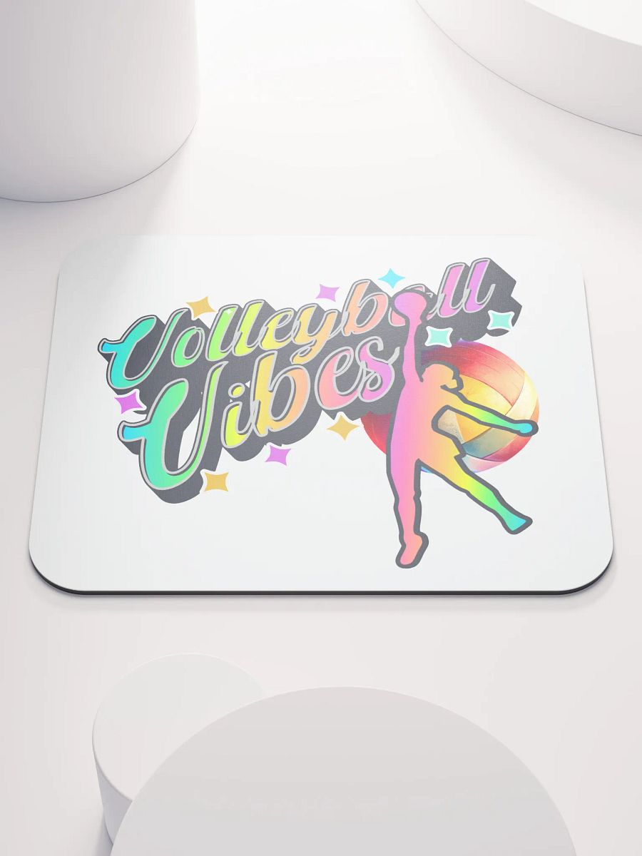 Volleyball Vibes Female Mouse Pad product image (1)