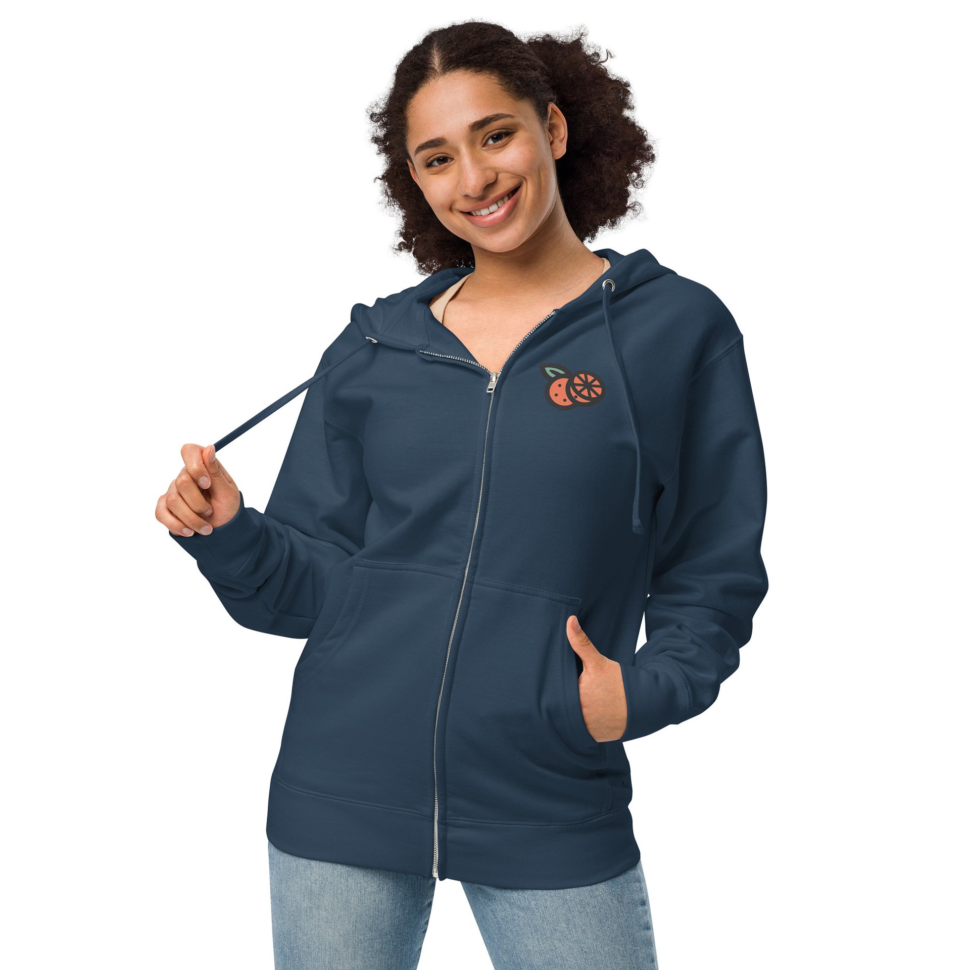 [FW Bailey 4] Unisex fleece zip up hoodie product image (7)