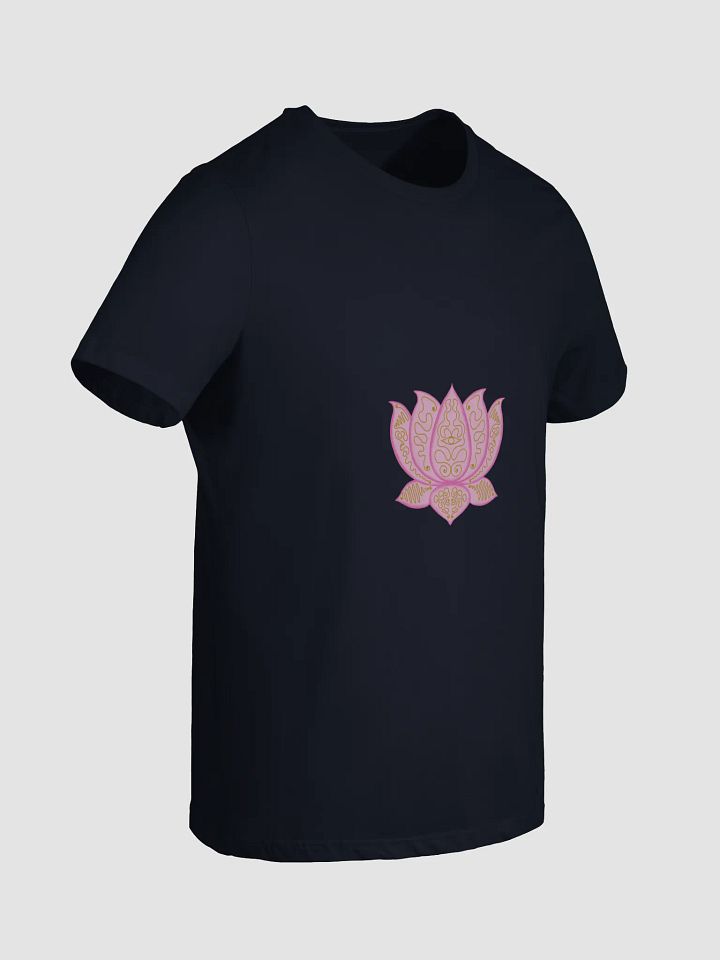 Lotus Blossom Gold Line Art Women's T-Shirt product image (2)