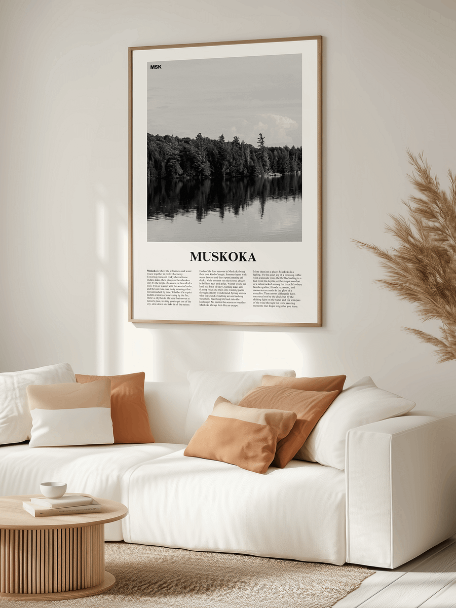 Muskoka 01 Newspaper Poster | Framed product image (3)