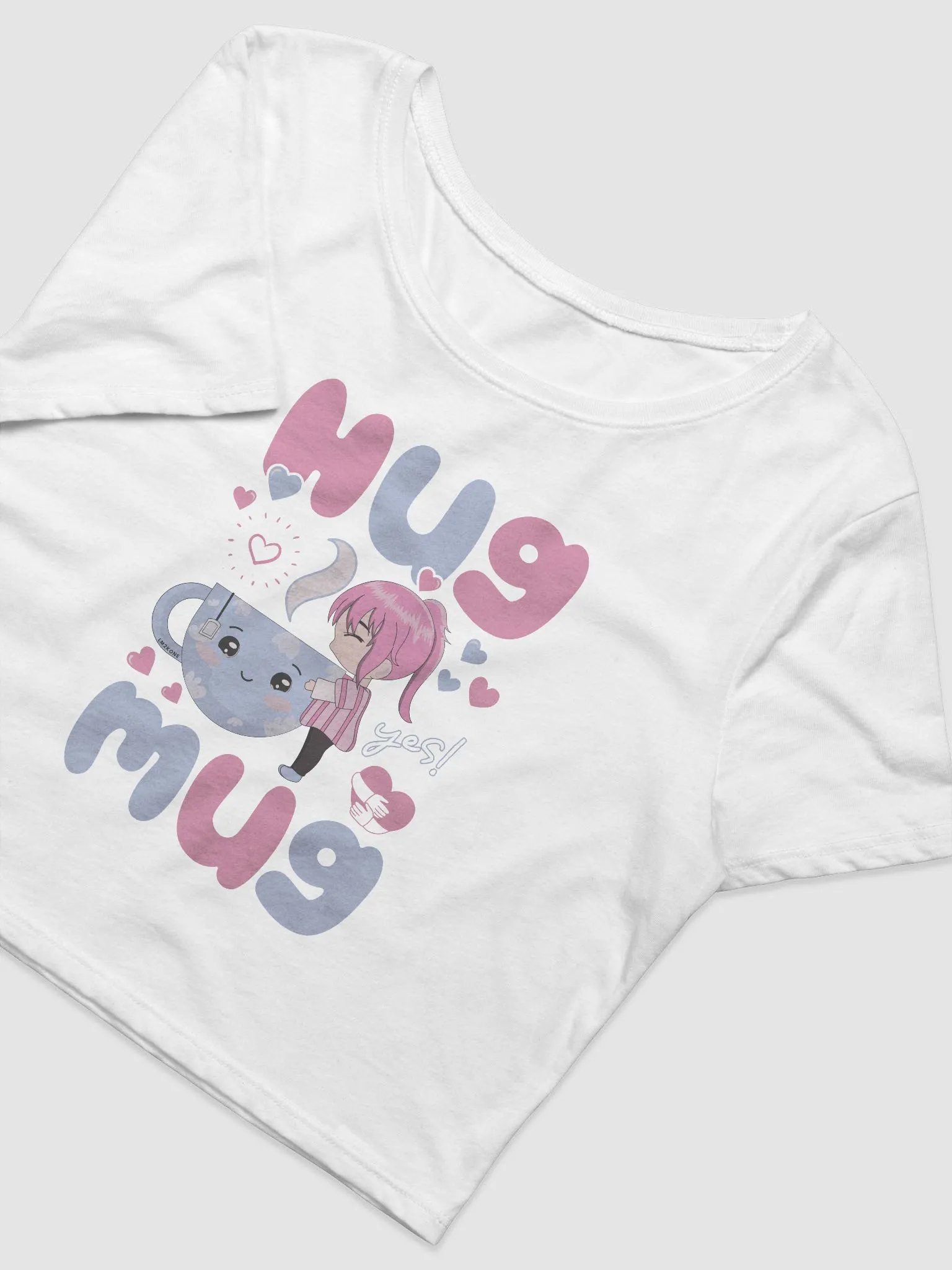 Kawaii Mug Love Women's Crop Tee product image (19)