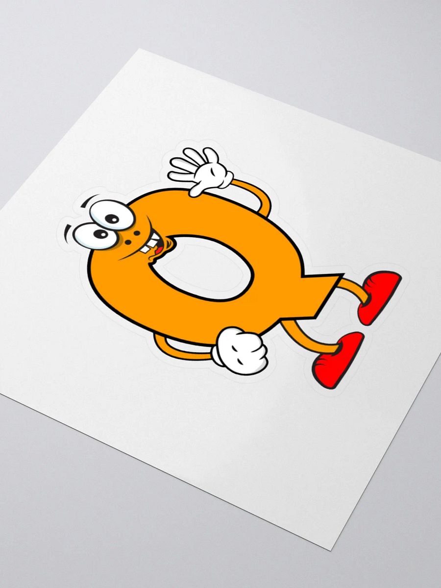Q Letter Cartoon Character Sticker product image (7)