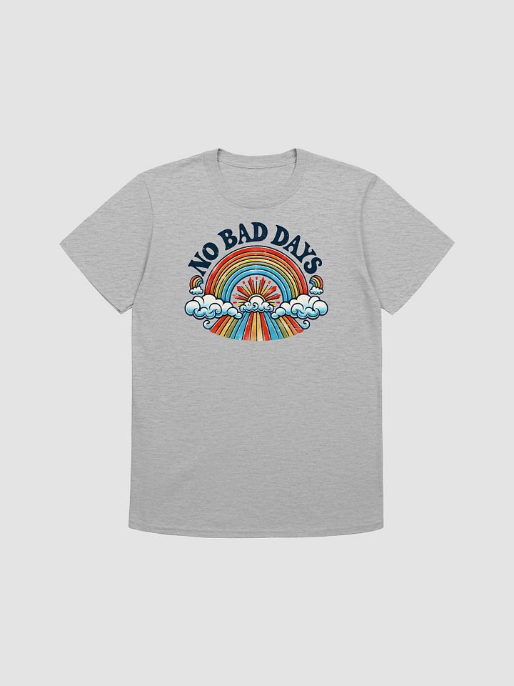 Retro 'No Bad Days' Rainbow T-Shirt product image (1)