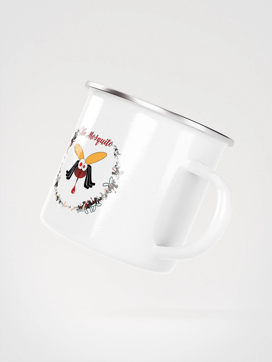 Whimsical Mustache Men Enamel Mug product image (3)