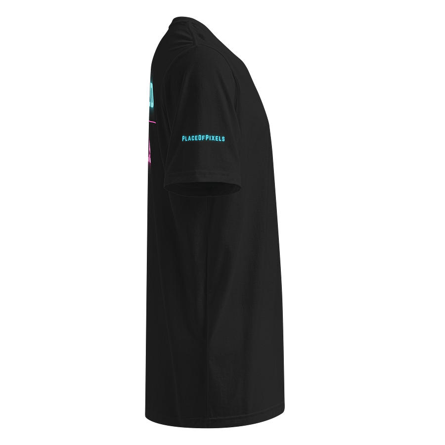 Powered by Pixels – Retro Neon Performance Tee product image (4)