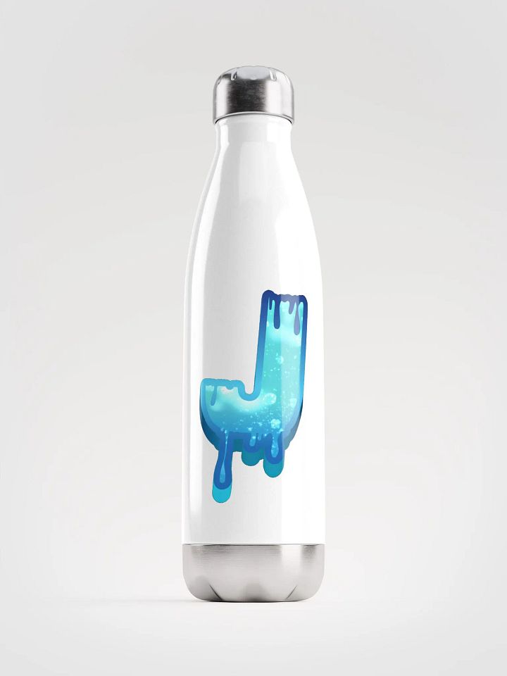 Frosty Blue J Insulated Stainless Steel Water Bottle product image (1)