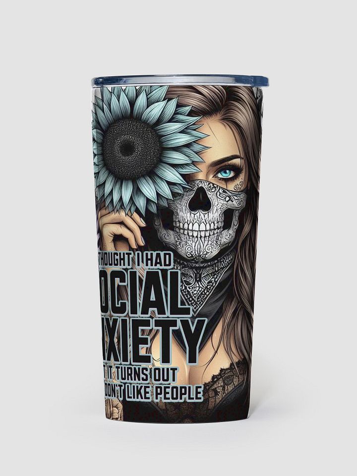 Social Anxiety Sunflower Tumbler product image (1)