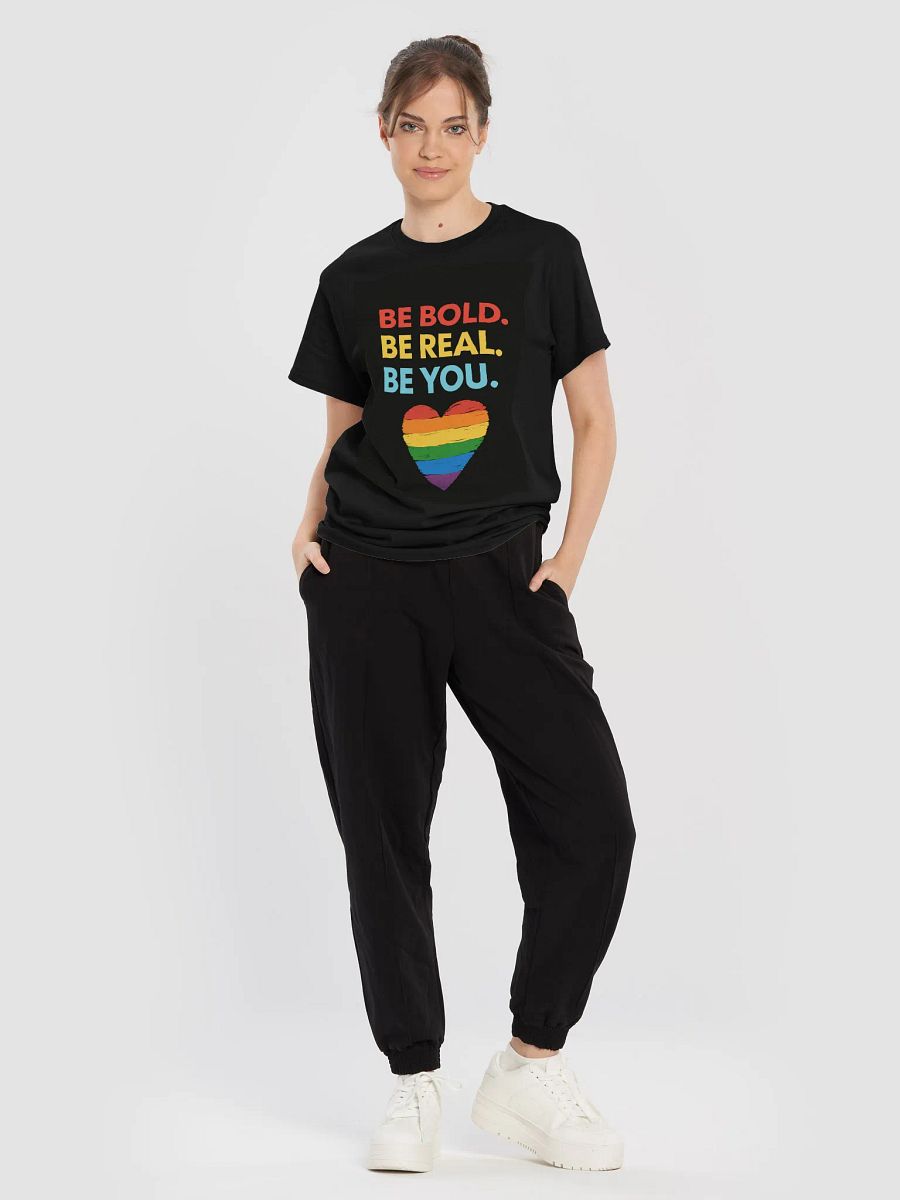 Be You – LGBTQ+ Rainbow Heart Pride Shirt product image (5)