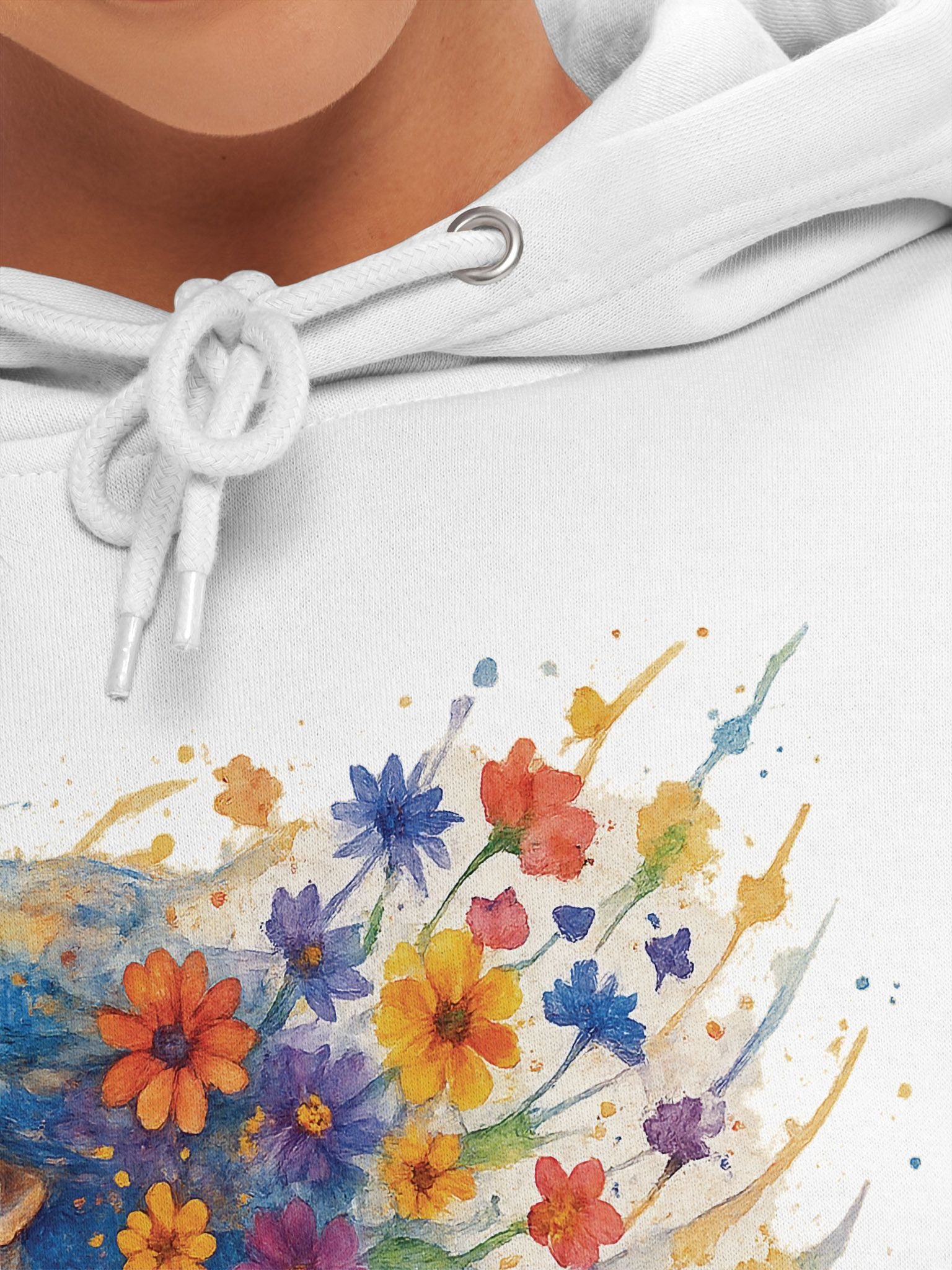 Bohemian Wildflower Hoodie – Artistic Floral Naturecore Hoodie product image (7)