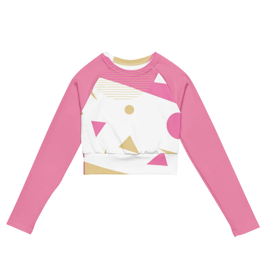 Golden Horizon Cropped Rash Guard product image (3)