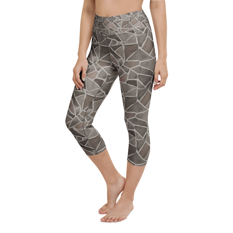 Rock Pattern Capri Leggings product image (6)