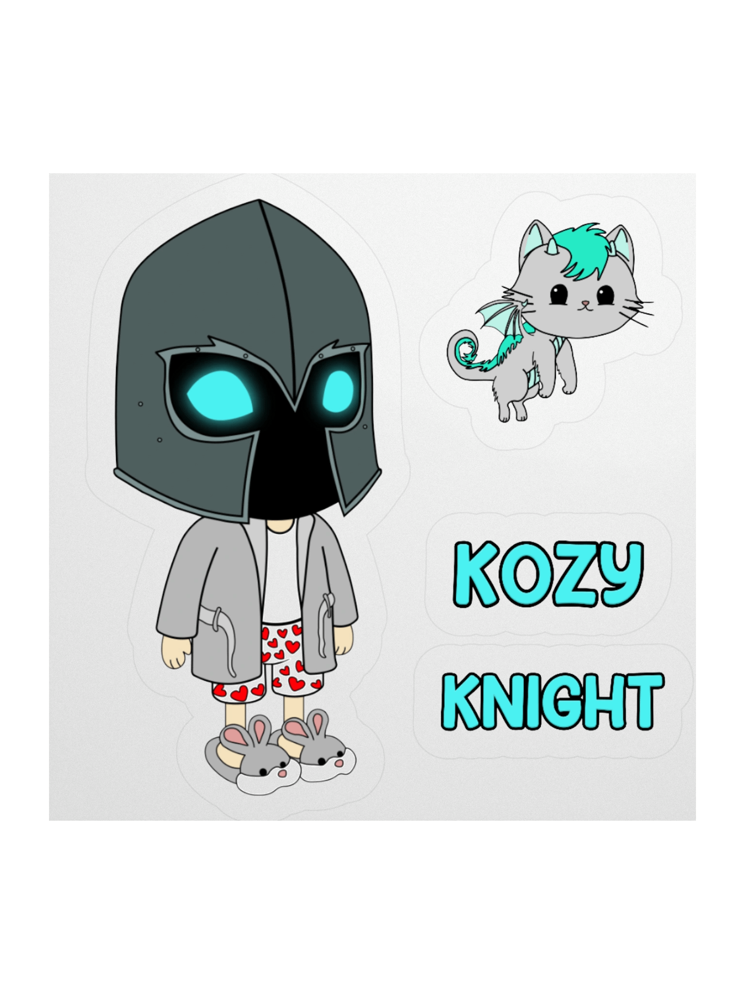 Kozy Knight Sticker Pack product image (1)