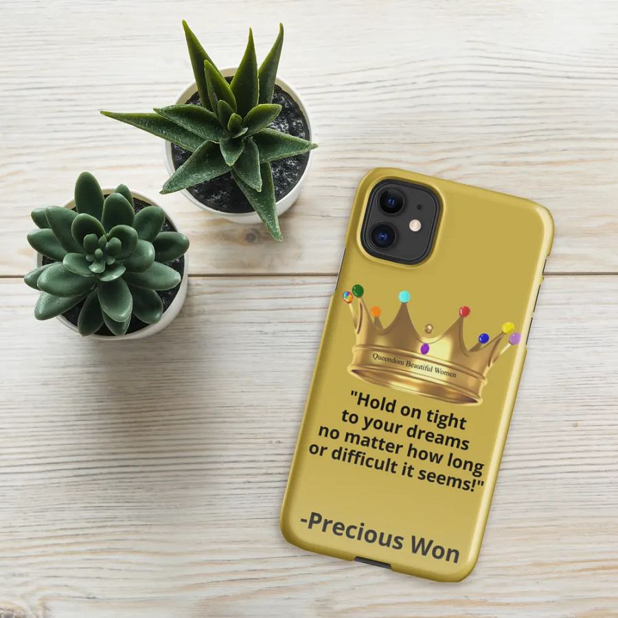 Queendom Beautiful Women iPhone® Snap Case (Gold) product image (5)