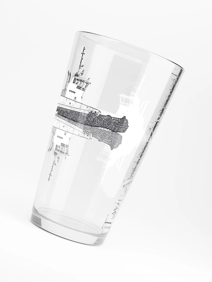 Westrac tug 16oz Pint Glass product image (6)
