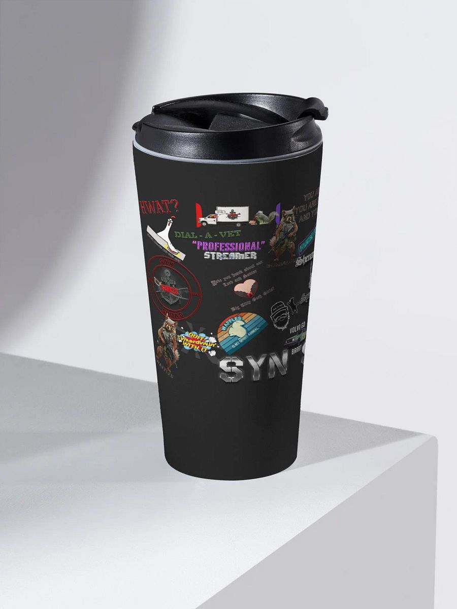 Sticker Bombed Travel Mug product image (2)