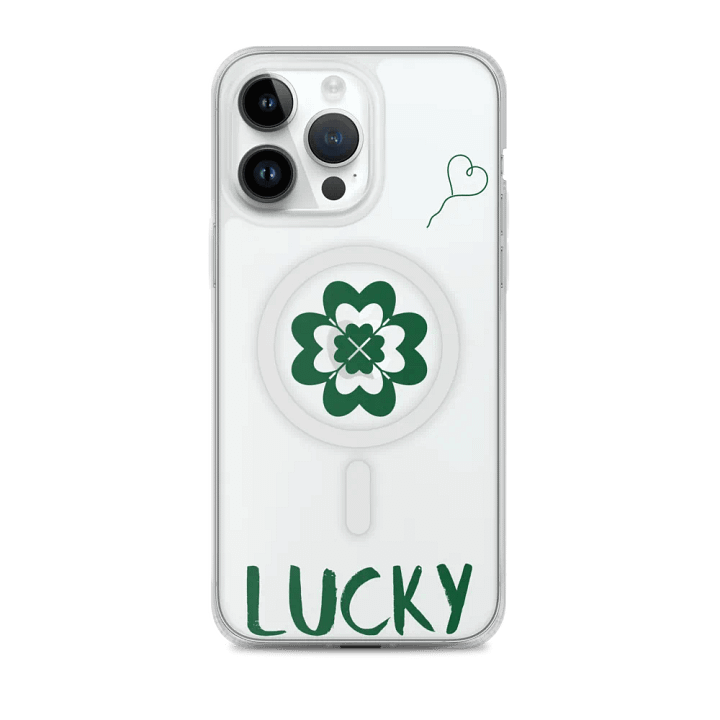Lucky Clover MagSafe® Clear Case for iPhone® product image (2)