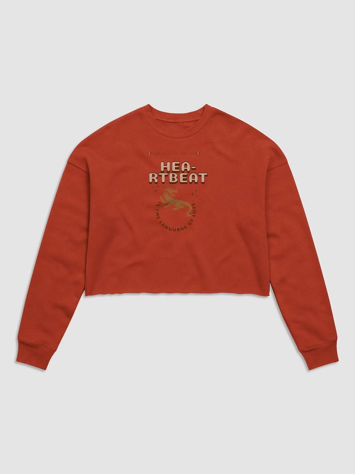 Equestrian Heartbeat Crop Sweatshirt product image (1)