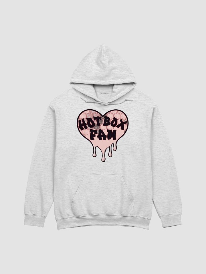 UNISEX HOT BOX FAM PALE PINK HONEY COMB HOODIE product image (4)