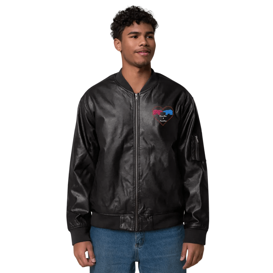 Mama & Papa Bear Unisex Bomber Jacket product image (2)