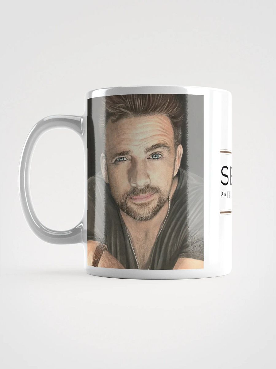 The Lifted Brow – Sean Patrick Flanery Pastel Portrait Mug (11 oz) product image (6)