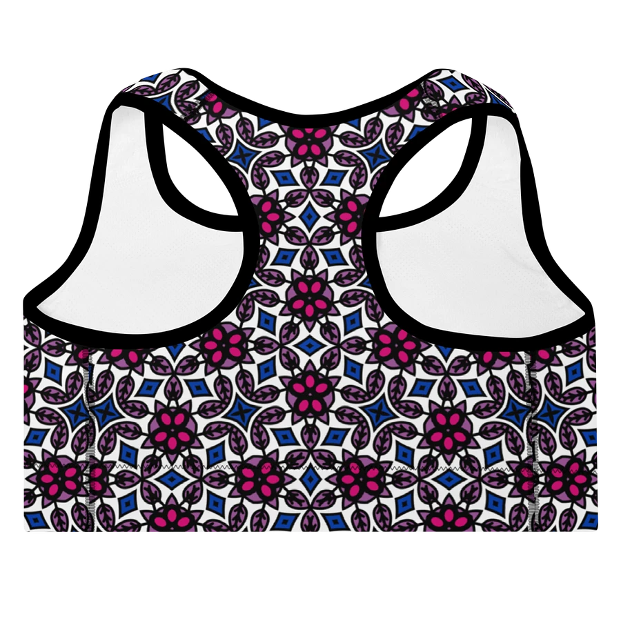 Bi Abstract (2) - Padded Sports Bra product image (4)