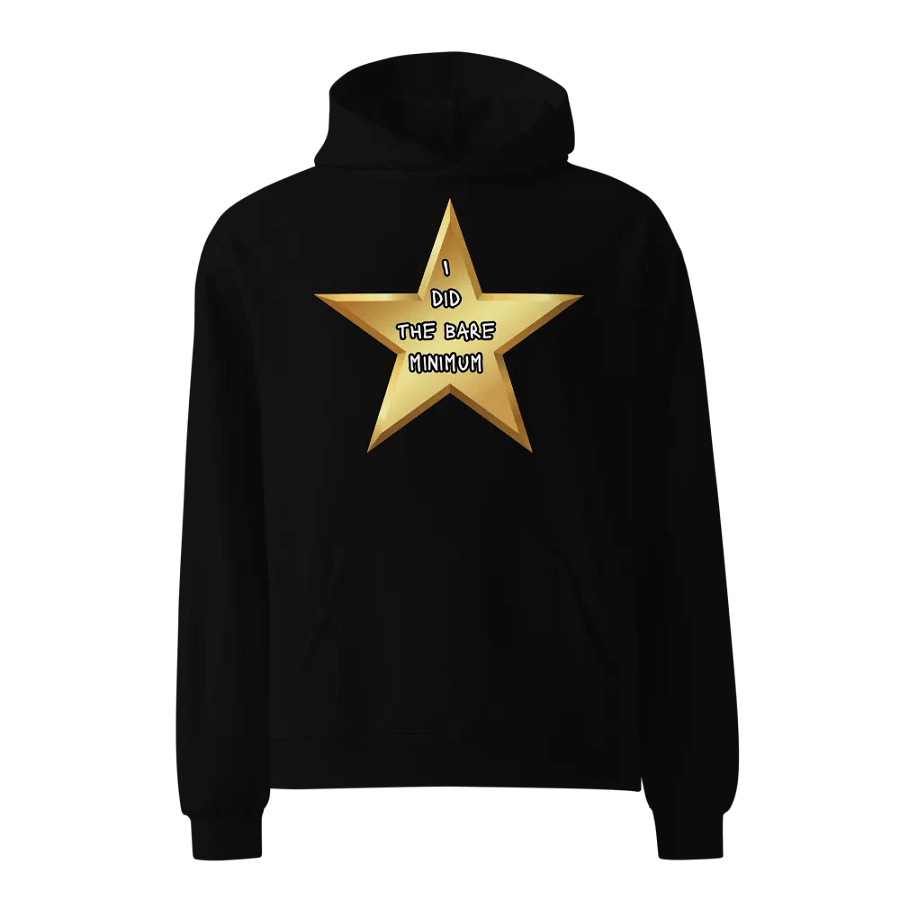 Bare Minimum Gold Star Hoodie product image (3)