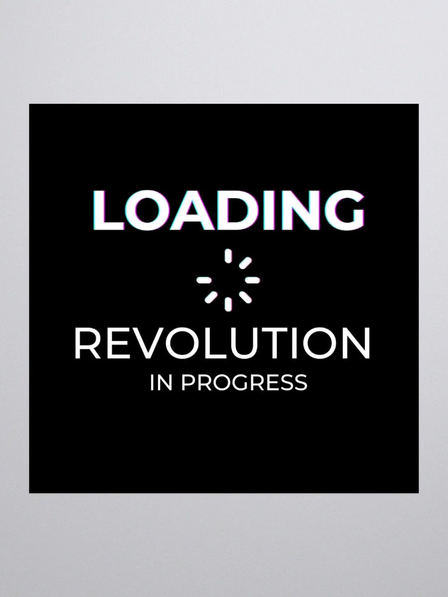 Revolution in Progress Sticker. product image (3)