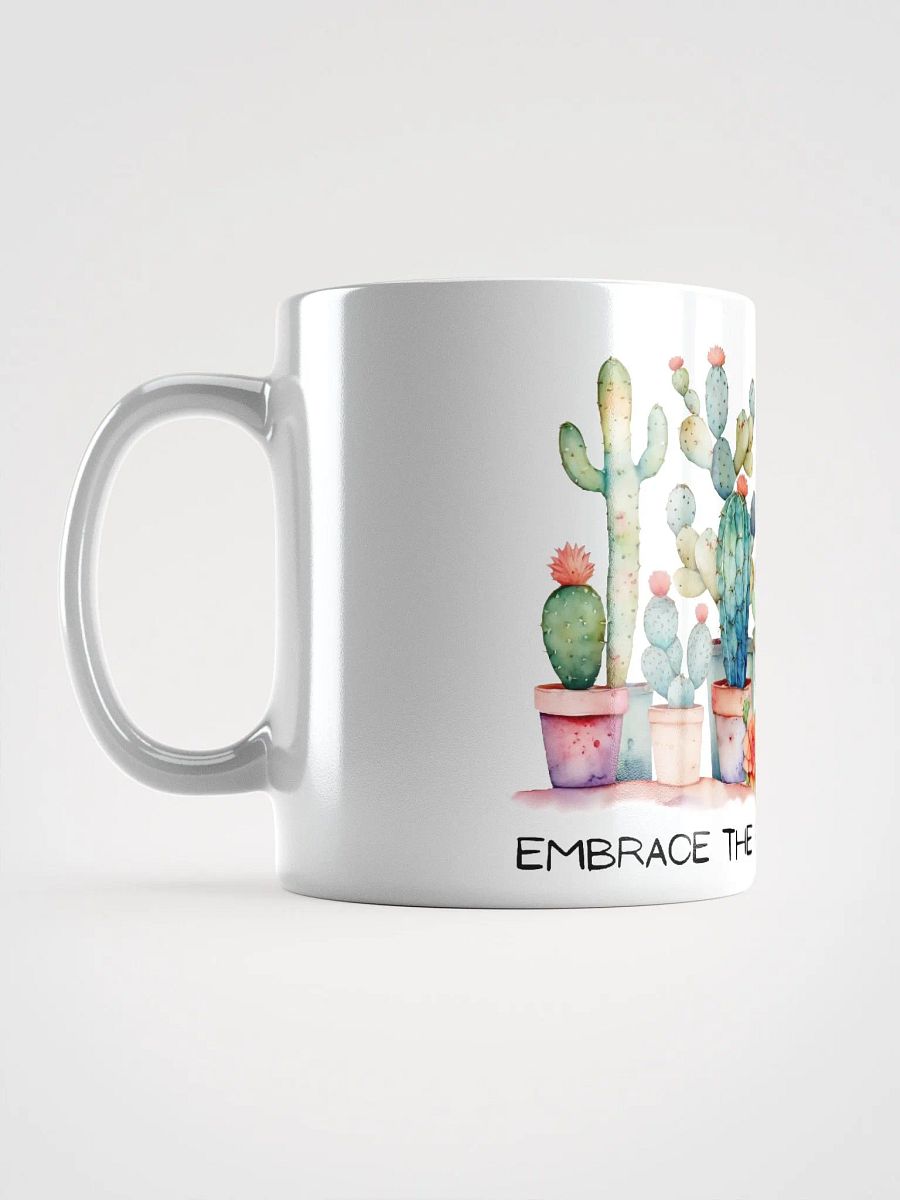 Embrace The Prickly Moments White Glossy Mug product image (6)