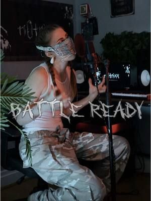‘Battle ready’ - Otep cover This one is a special thrill for me because @otepofficial has influenced my style greatly and made me believe in my power as a female metal vocalist! #metalcover #femalerapper #femalemetalsinger #numetal 
