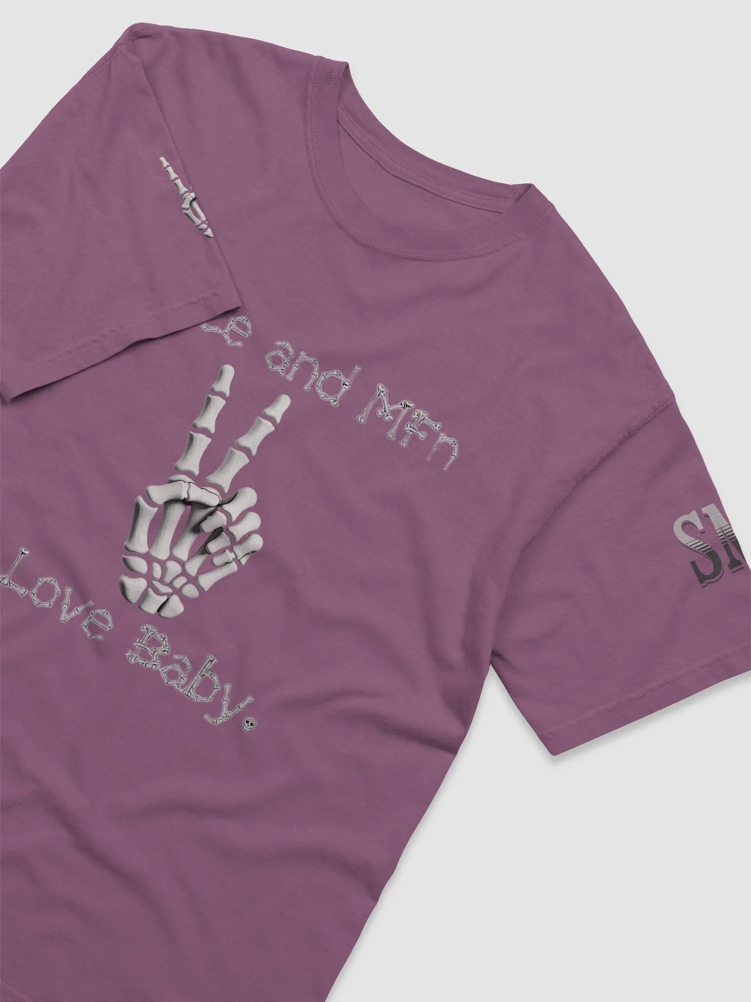 ''Peace & MF'n Love Baby'' Garment-Dyed Heavyweight T-Shirt product image (3)