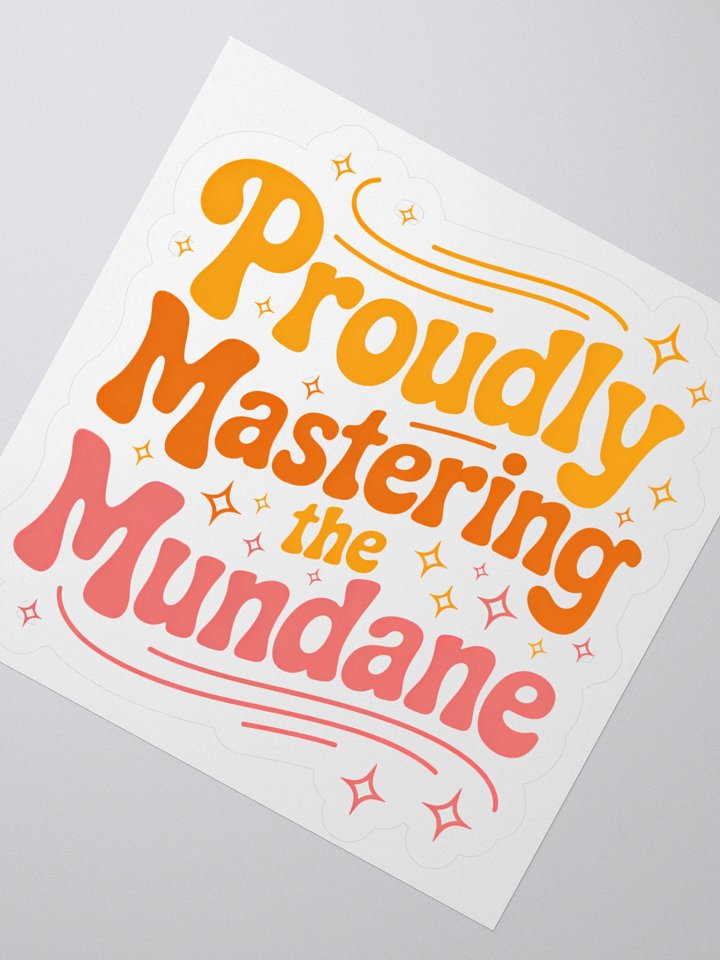 Retro Mundane Human Design Generator Sticker product image (4)