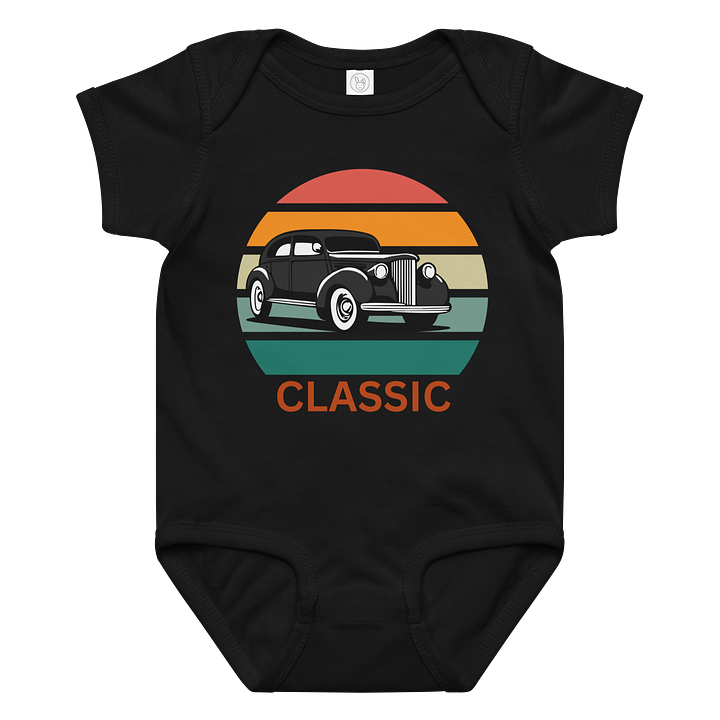 Vintage Classic Car Baby Bodysuit product image (1)