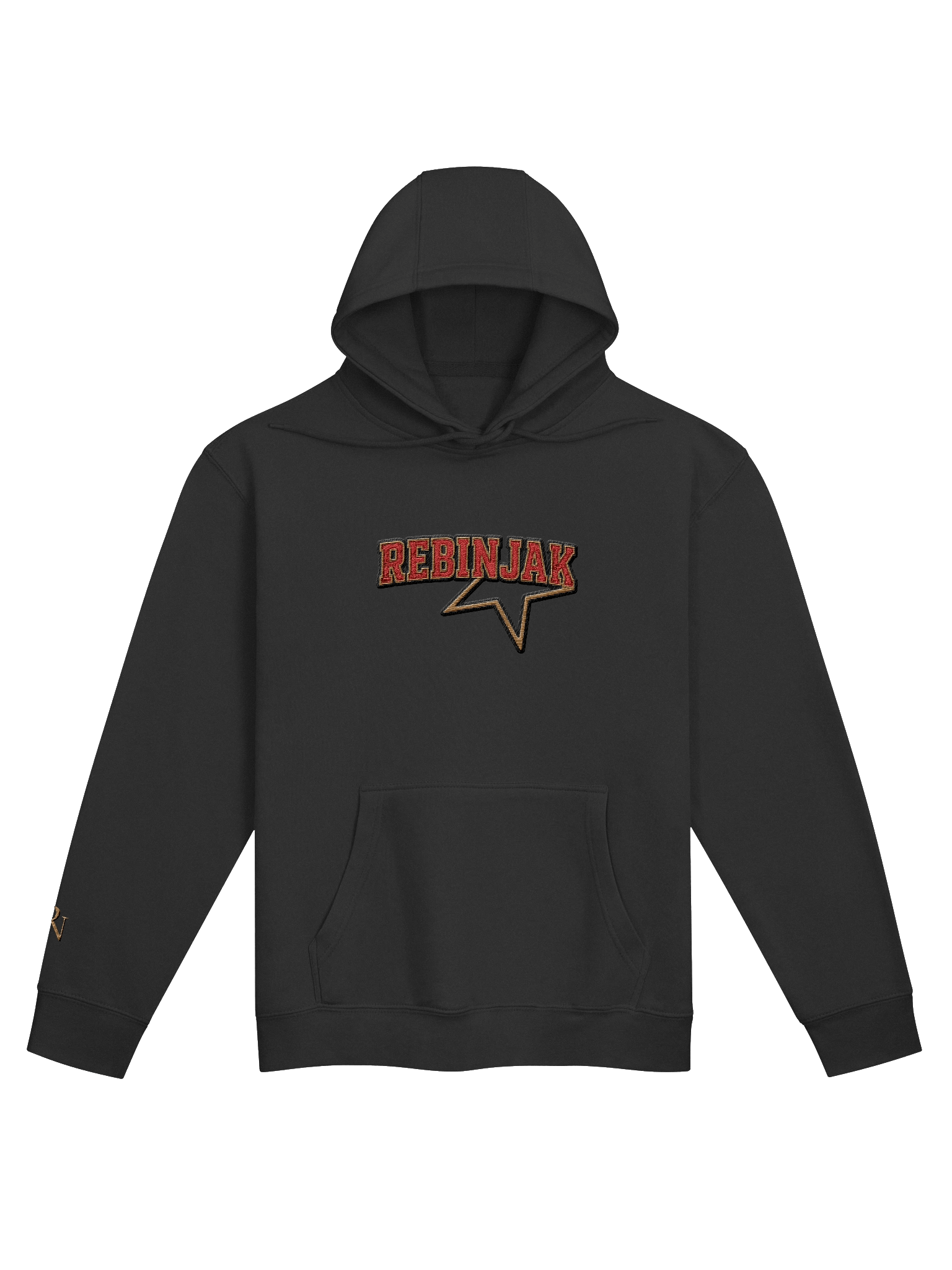 Golden Interlocked Initials Hoodie Rebinjak product image (2)