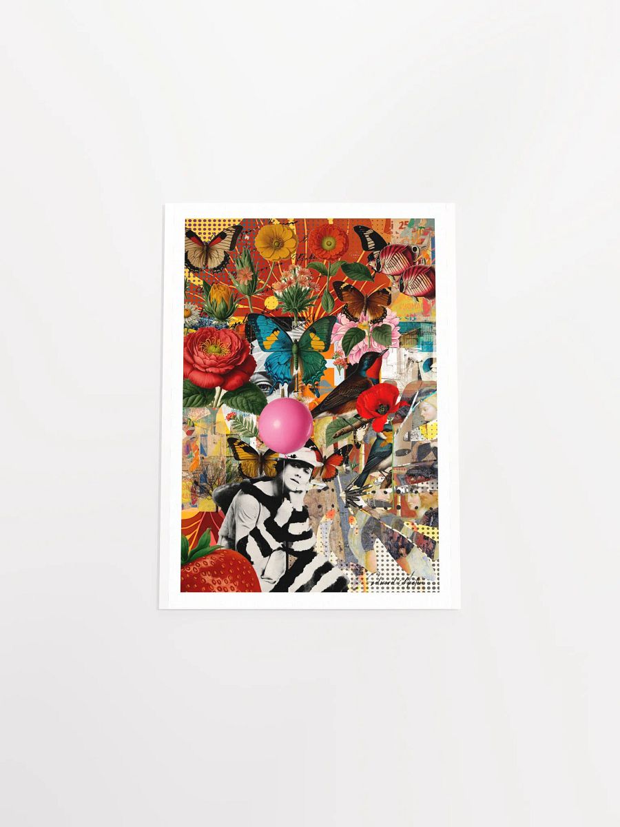 'It's My World' by Edward Martin : Mixed Media Collage Print product image (5)