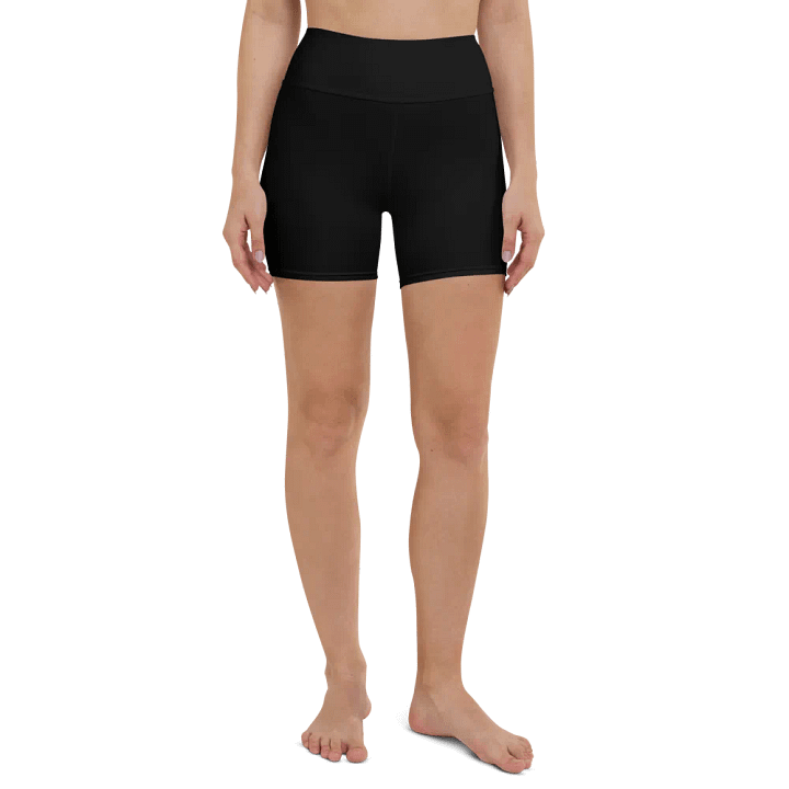 Unisex Black Yoga Shorts product image (2)