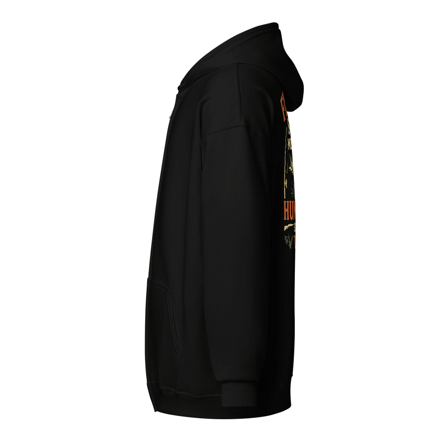 Fishing and Hunting Zip Hoodie – Solves Most Problems, Fixes the Rest product image (6)