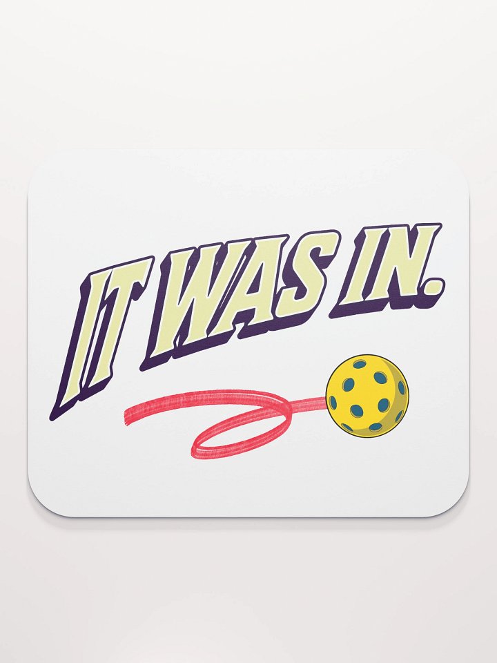 It Was In Pickleball Retro Movement Mouse Pad product image (1)