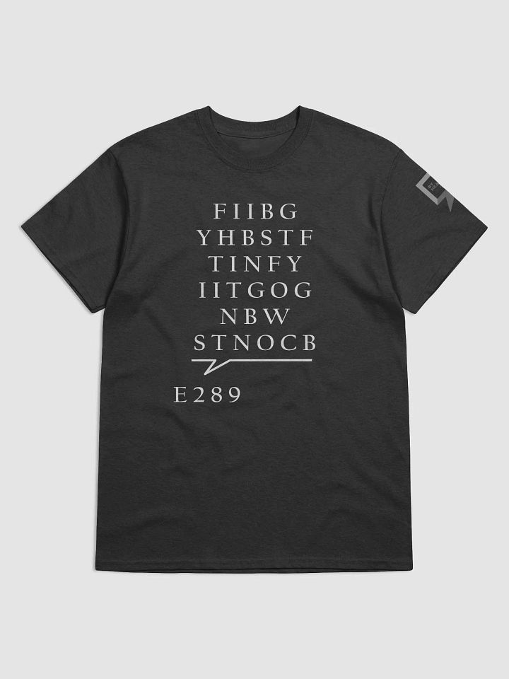 First Letter Ephesians 2:8-9 T-Shirt product image (1)