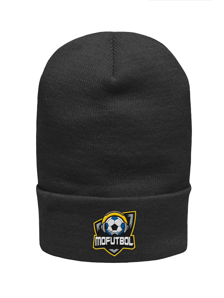 MOFUTBOL Soccer Ball Headphone Logo Beanie product image (1)