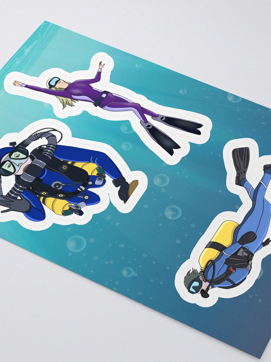 Dive Set Sticker Sheet product image (2)