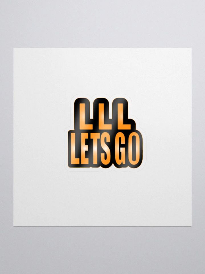 LLL Lets go emote sticker product image (1)