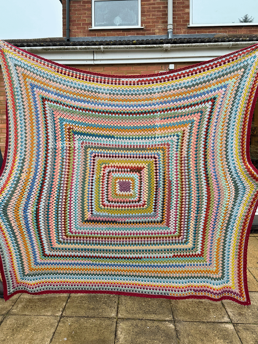 Granny Love Blanket Pattern product image (6)