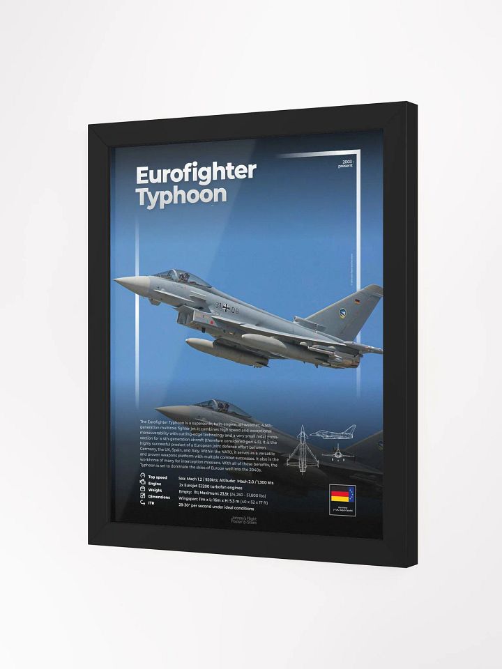 Eurofighter EF-2000 Typhoon Aviation Spec Poster product image (1)