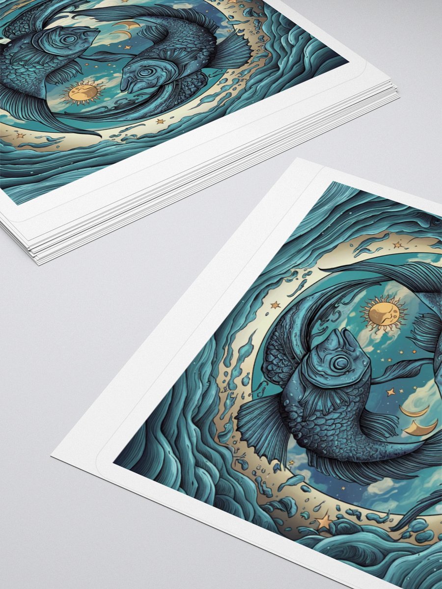 Exclusive Pisces Yin-Yang Fish Sticker - Perfect for Astrology Lovers! product image (12)