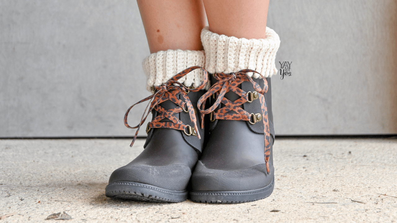 Easy Boot Cuffs - PDF Crochet Pattern & Video Tutorial product image (2)