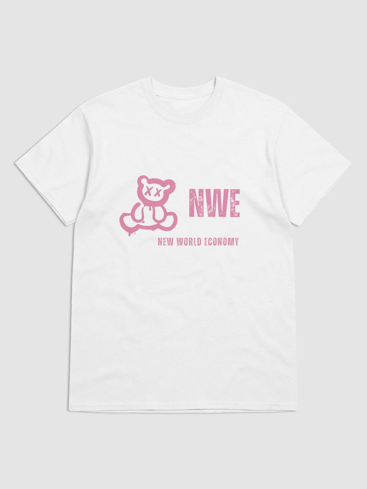 Camiseta NWE Teddy Bear Rosa – Streetwear Unisex 100 % Algodón product image (1)